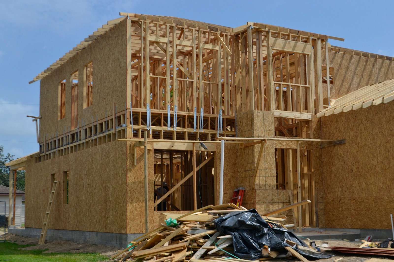 Milwaukee home featuring a new addition with large windows and custom exterior design
