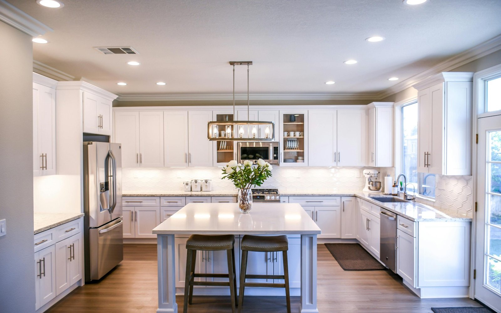 kitchen and back splash installation 